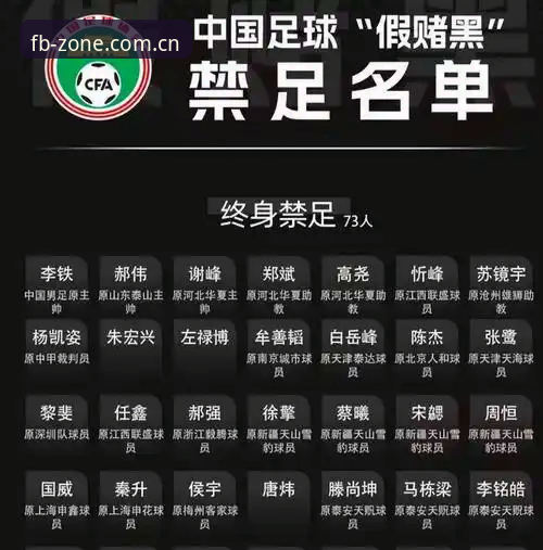 资深用户晓梅分享：通过FB体育官网核心区深度解析足协第三批禁足名单